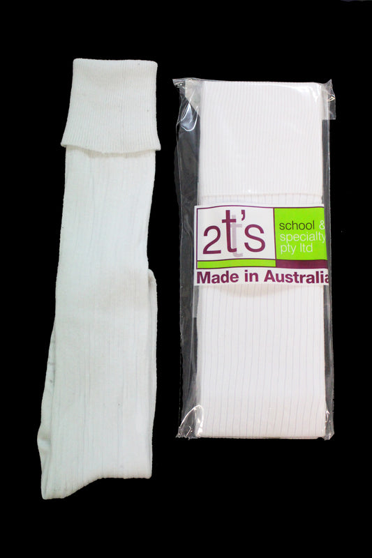 Socks - Knee-High White Socks (PRIMARY ONLY)