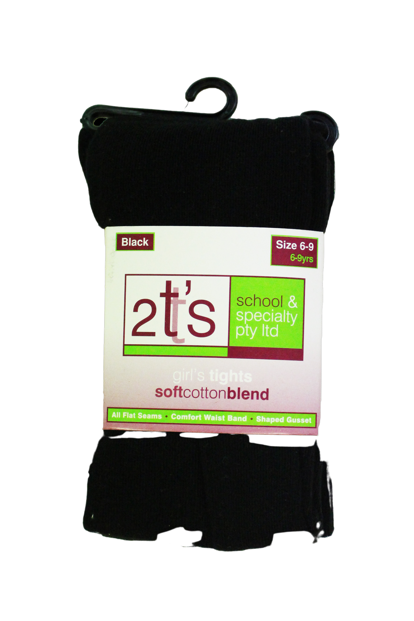 Tights - Winter Cotton Black Primary