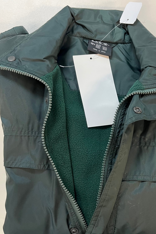 Rain Jacket Green - padded